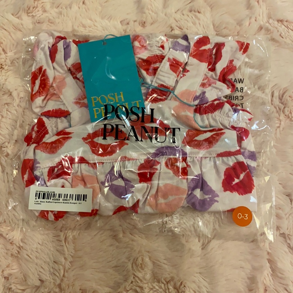 Posh Peanut Lola bubble romper size 0-3 NWT